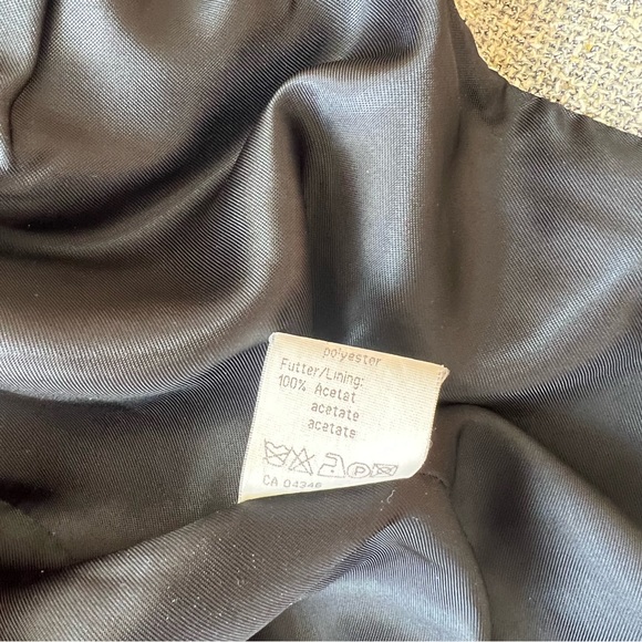 Vintage Klein Petit Paris Blazer Size 10 Wool Cotton Blend - Picture 11 of 13